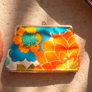 Floral Print Women's Clutch